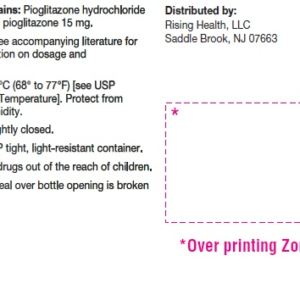 Pioglitazone 15mg tablets 30/btl
