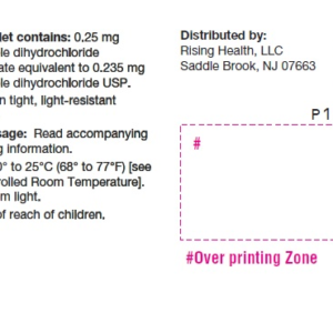 Pramipexole Dihydrochloride 0.25 mg tablets - 90/btl