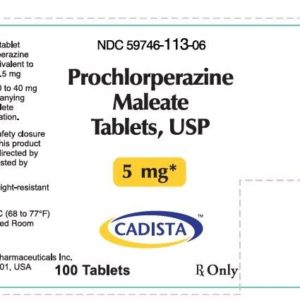 Prochloperazine 5 mg tablets - 100/btl