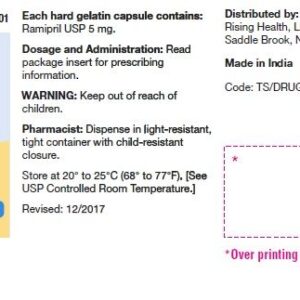 Ramipril 5 mg capsules - 100/btl