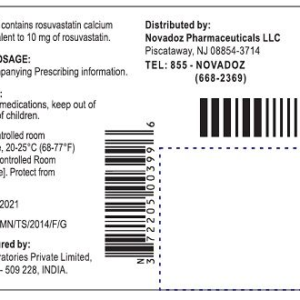 Rosuvastatin 10 mg tablets - 1000/btl