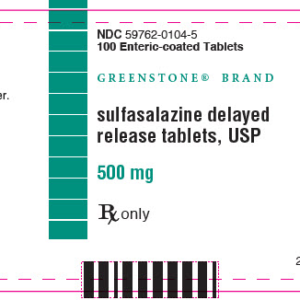 Sulfasalazine DR 500 mg tablets - 100/btl
