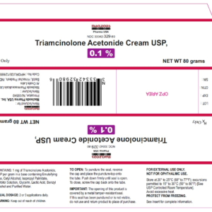 Traimcinolone Acetonide 0.1% Cream - 80gm