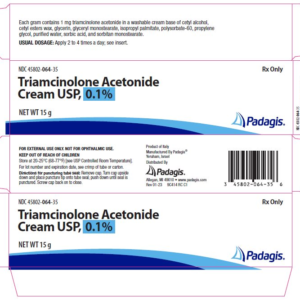 Triamcinolone Acetonide 0.1% cream 15 gm