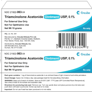 Triamcinolone Acetonide 0.1% Ointment - 15gm