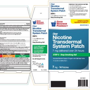 Nicotine Patch 7 mg/24 Hr Patch - 14/ct