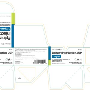 Epinephrine 1 mg/ 1 mL SDV - 25/ pk