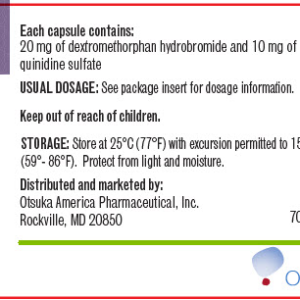 Nuedexta 20 mg/10 mg Capsules - 60/btl