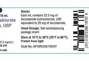 Dorzolamide 2% Ophthalmic Solution - 10 mL