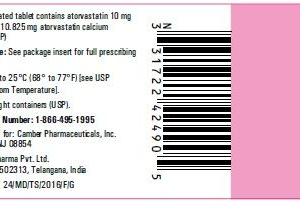 Atorvastatin Calcium 10 mg tablets - 90/btl
