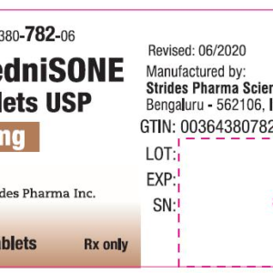 Prednisone 1 mg tablet - 100/btl