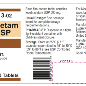 Levetiracetam 500 mg tablets - 500/btl