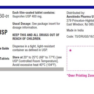 Ibuprofen 400mg tablet - 100/btl