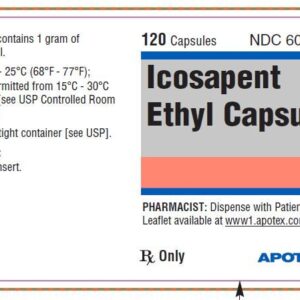 Icosapent Ethyl 1 GM Capsules - 120/btl