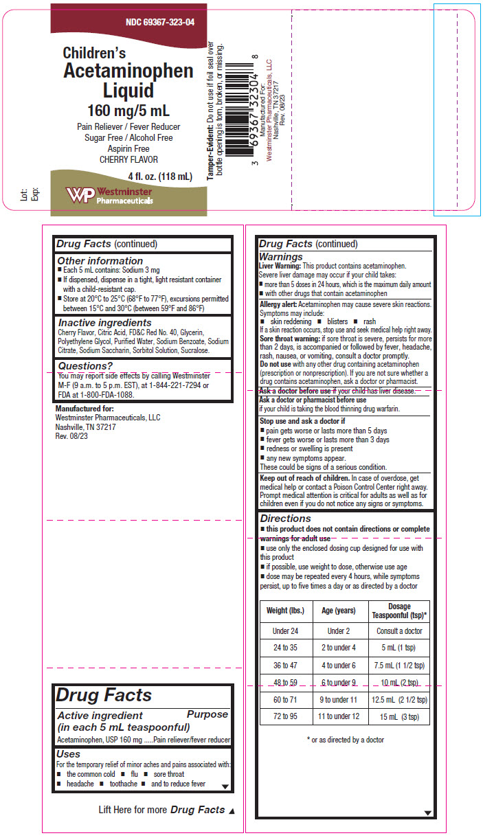 Acetaminophen 160 mg/5mL Liquid Cherry - 4 fl oz