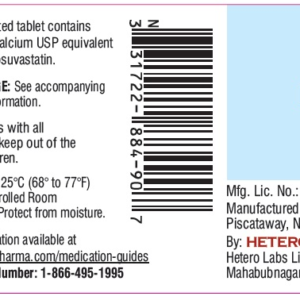 Rosuvastatin 20 mg tabs - 90 ct