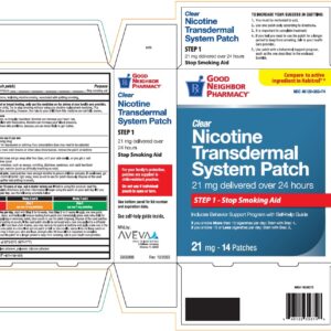 Nicotine Patch 21 mg/24 Hr Patch - 14/ct