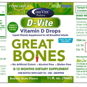 D-Vite Vitamin D Drops 400 IU-mL - 50mL