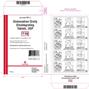 Ondansetron 4 mg ODT UD - 30/pack
