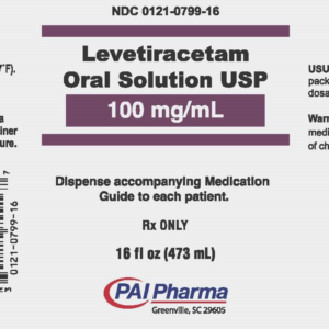 Levetiracetam 100mg/mL Oral Solution - 16 fl oz
