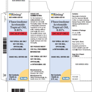 Fluocinolone Topical Scalp Oil 0.01% - 4fl oz