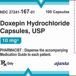 Doxepin 10 mg capsules - 100/btl