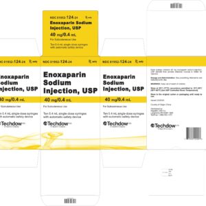 Enoxaparin 40 mg/0.4 mL Syringe - 10/pk