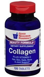 Collagen + Vitamin C tablets - 120 ct