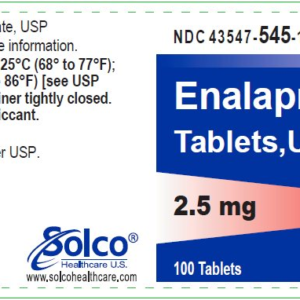 Enalapril 2.5 mg tablets - 100/btl