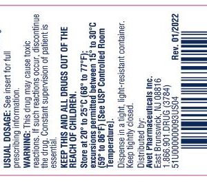 Methimazole 5 mg tabs- 100/btl