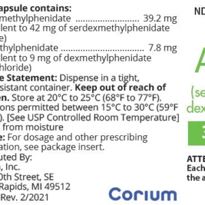 Azstarys 39.2 / 7.8mg Capsules - 100ct (C-II)