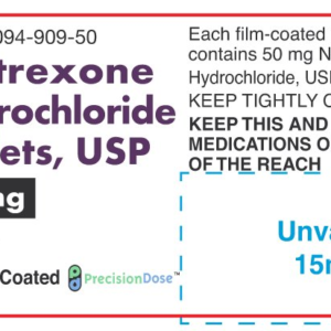 Naltrexone 50 mg Tablets 100ct