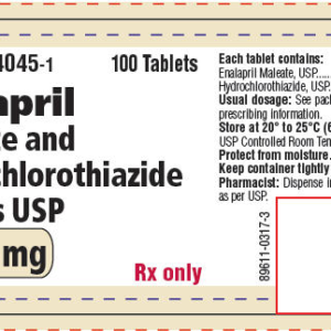 Enalapril / HCTZ 5-12.5mg tablets - 100ct