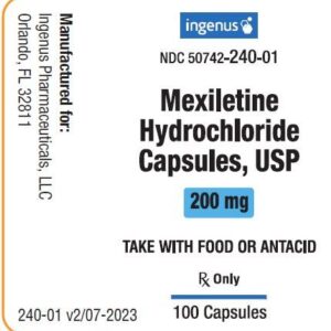 Mexiletine 200 mg capsules - 100/btl