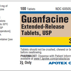 Guanfacine 3 mg ER Tablets - 100ct
