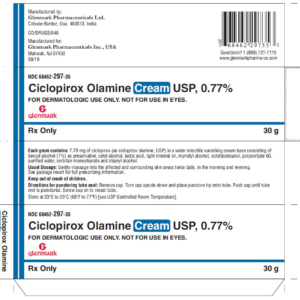 Ciclopirox Olamine cream - 0.77%  30g