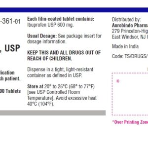 Ibuprofen 600mg tab - 100/btl