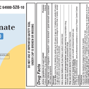 Sodium Bicarbonate 10 gr (650 mg) tablets - 1000/Btl