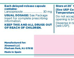 Lansoprazole 30 mg D-R capsules - 30/btl