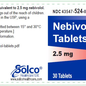 Nebivolol 2.5 mg tablets - 30/ btl