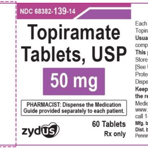 Topiramate 50 mg tablets - 60/btl