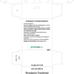 Rivastigmine 4.6 mg Transdermal System - 30/pack