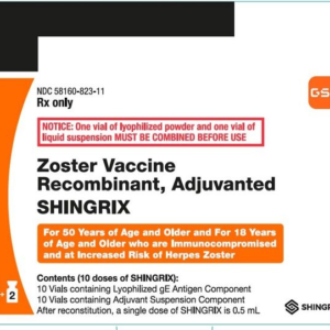 Shingrix Vaccine Kit -10 Doses/20 Vials (refrigerate)