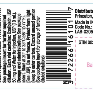 Oxaliplatin 50 mg SDV 10 ml