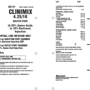 Clinimix 4.25/10% 1000 ml - 6/case