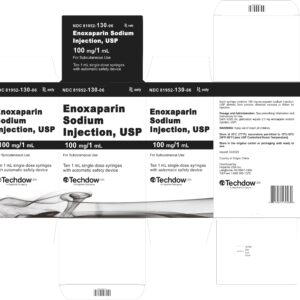 Enoxaparin 100 mg/1 ml syringe - 10/pack