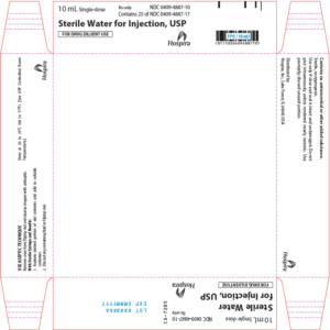 Sterile Water for Injection 10 ml vial - 25/pack