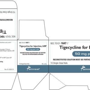 Tigecycline 50mg Injection - 10 SDV