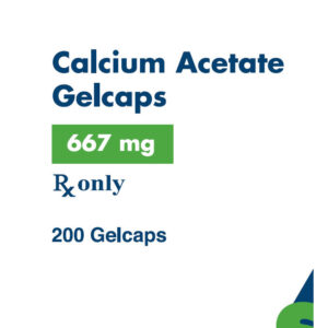 Calcium Acetate 667 mg Gelcaps 200/btl