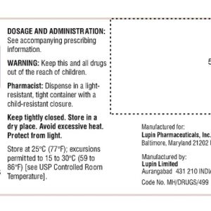 Rifampin 300 mg capsules - 30/btl